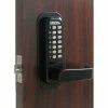 LockeyUSA Lockey Digital Door Lock 2835 Lever Handle, Jet Black