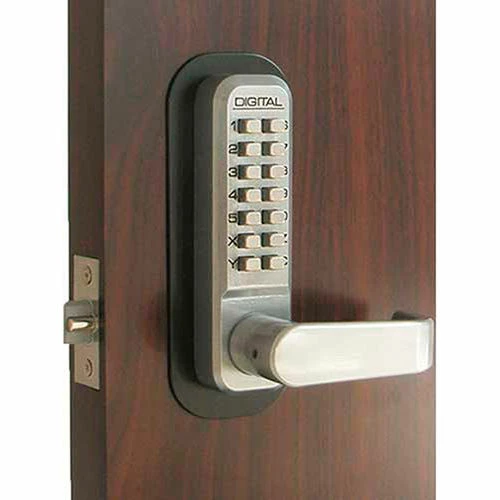 LockeyUSA Lockey Digital Door Lock 2835 Lever Handle, Satin Chrome 1 LockeyUSA Lockey Digital Door Lock 2835 Lever Handle, Satin Chrome