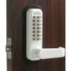 LockeyUSA Lockey Digital Door Lock 2835 Lever Handle, White