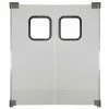 Chase Doors Light to Medium Duty Service Door Double Panel Gray 4' x 7' 4884NWD-MG