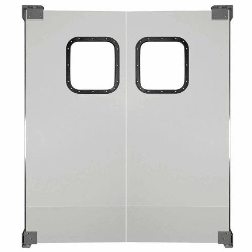 Chase Doors Light to Medium Duty Service Door Double Panel Gray 4' x 7' 4884NWD-MG 1 Chase Doors Light to Medium Duty Service Door Double Panel Gray 4' x 7' 4884NWD-MG
