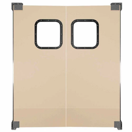 Chase Doors Light to Medium Duty Service Door Double Panel Beige 6' x 7' 7284NWD-BG 1 Chase Doors Light to Medium Duty Service Door Double Panel Beige 6' x 7' 7284NWD-BG