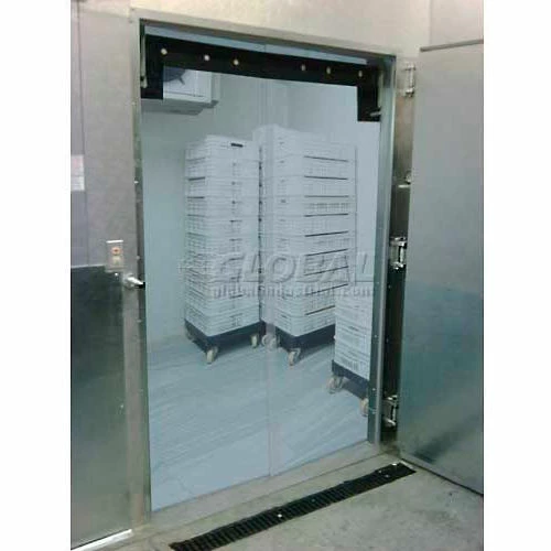 Chase Doors EconoClear™ Flexible Standard Clear Swinging Door 60"W x 96"H EC6096STSS 1 Chase Doors EconoClear™ Flexible Standard Clear Swinging Door 60"W x 96"H EC6096STSS