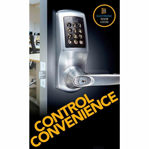 Codelocks Electronic Keyless Entry Lock, IC Key over-ride, w/ Smart Phone App, Keypad, Card, Audit 2 Codelocks Electronic Keyless Entry Lock, IC Key over-ride, w/ Smart Phone App, Keypad, Card, Audit - Image 2