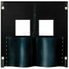 Chase Doors Extra HD Single Panel Traffic Door 4'W x 7'H Black DIS4884-BK