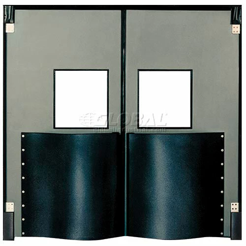 Chase Doors Extra HD Double Panel Traffic Door 6'W x 7'H Metallic Gray DID7284-MG 1 Chase Doors Extra HD Double Panel Traffic Door 6'W x 7'H Metallic Gray DID7284-MG