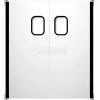 Chase Doors Stainless Steel Double Panel Impact Traffic Door SSTD7296 6'W x 8'H