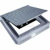 Acudor 30x30 Aluminum Floor Door-Channel Frame With Drain