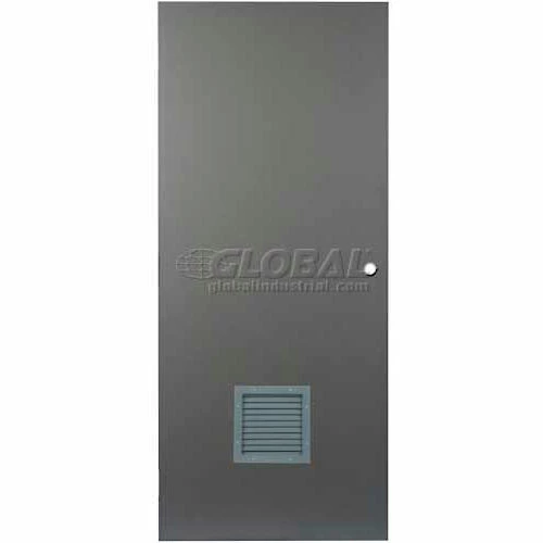 CECO Hollow Steel Security Door 48"W X 84"H, 12"W X 12"H Louver, Cylindrical Prep, CECO Hollow Hinge 1 CECO Hollow Steel Security Door 48"W X 84"H, 12"W X 12"H Louver, Cylindrical Prep, CECO Hollow Hinge