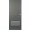 CECO Hollow Steel Security Door 48"W X 84"H, 24"W X 12"H Louver, Mortise Prep, CECO Hollow Hinge