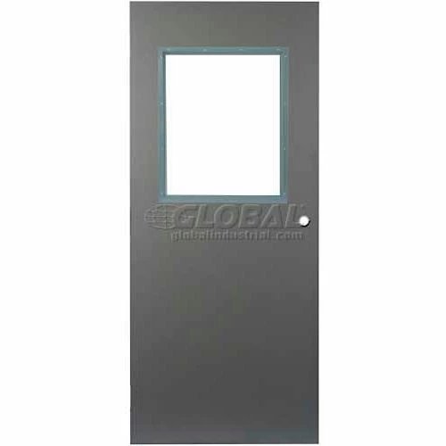 CECO Hollow Steel Security Door, Half Glass, Mortise Prep, CECO Hollow Hinge, 16 Ga, 36"W X 84"H 1 CECO Hollow Steel Security Door, Half Glass, Mortise Prep, CECO Hollow Hinge, 16 Ga, 36"W X 84"H
