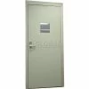 CECO Hollow Steel Security Door, Vision Light, Mortise, Curries Hinge/Glass, 18 Ga, 36"W X 84"H