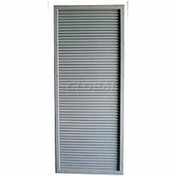 CECO Door Louver Kit, Galvannealed Steel, Fire Rated, 12"W X 18"H