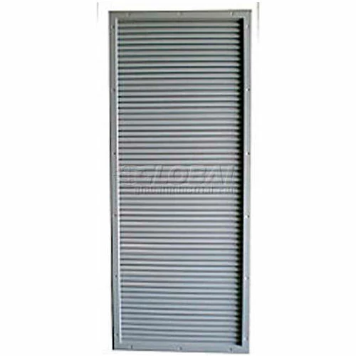 CECO Door Louver Kit, Stainless Steel, 18"W X 24"H 1 CECO Door Louver Kit, Stainless Steel, 18"W X 24"H
