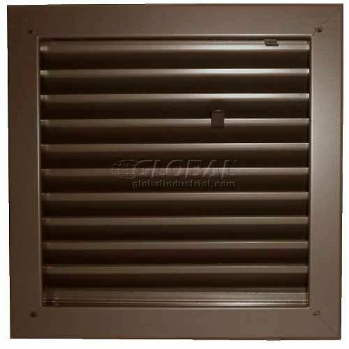 Air Louvers Fire-Rated Door Louver 1900A1818B, Adjustable Z-Blade, Self-Attach, 18" X 18", Bronze 1 Air Louvers Fire-Rated Door Louver 1900A1818B, Adjustable Z-Blade, Self-Attach, 18" X 18", Bronze