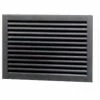 Air Louvers Steel Door Louver Two Piece 700A1818B, Inverted Split "Y", 50% Free Area, 18" X 18", Bronze