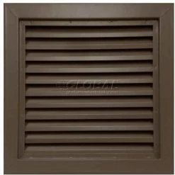 Air Louvers Steel Door Louver 800A11818B, Inverted "Y" Blades, 50% Free Area, 18" X 18", Bronze
