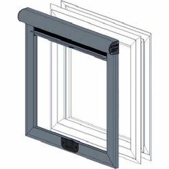 Velo Privacy Screen Add-On PS-25G33GB For Air Louvers 24" x 32" Vision Lites