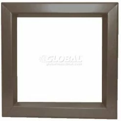 Air Louvers Louver & Steel Beveled Vision Lite VLFEZ0836B, 8" X 36", Bronze