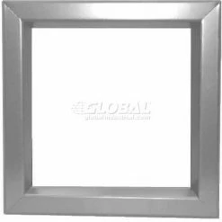 Air Louvers Steel Beveled Vision Lite For 1" Glazing VLFEZIG2430G01, 24" X 30", Gray Primered