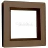 Air Louvers Steel Low Profile Slimline IG Vision Lite For 1" Glazing VSIG1212B 01, 12" X 12", Bronze