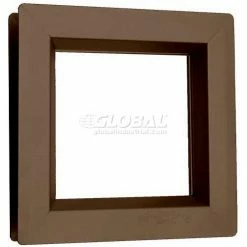 Air Louvers Steel Low Profile Beveled Slimline Vision Lite VSL0520B, 5" X 20", Bronze