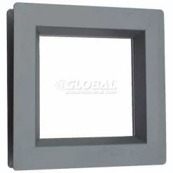 Air Louvers Steel Low Profile Beveled Slimline Vision Lite VSL1212G, 12" X 12", Gray Primered