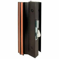 Prime-Line Products Prime-Line® Sliding Door Handle Set, Surface Mount, Black Aluminum, C 1001