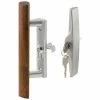 Prime-Line Products Prime-Line® Internal Door Handle Set, Keyed, Wood Pull, Gray, C 1064