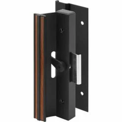 Prime-Line Products Prime-Line C 1078 Sliding Door Handle Set, Black Aluminum