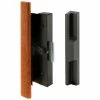 Prime-Line Products Prime-Line® Sliding Door Handle Set, Wood Handle, Black Aluminum/Diecast, C 1126