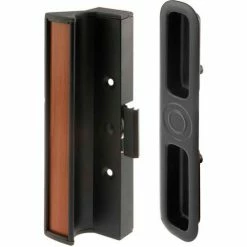 Prime-Line Products Prime-Line C 1201 Sliding Door Handle Set, Black