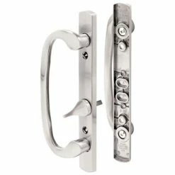 Prime-Line Products Prime-Line® Sliding Door Handle Set, Satin Nickel, C 1282