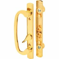 Prime-Line Products Prime-Line C 1283 Sliding Door Handle Set, Brass
