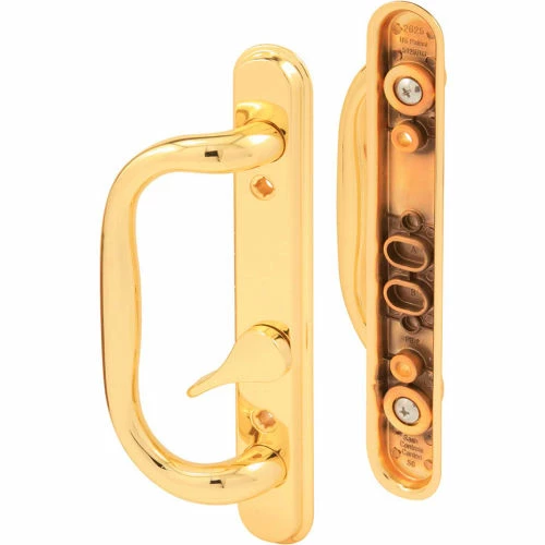 Prime-Line Products Prime-Line C 1287 Sliding Door Handle Set, Brass Plated 1 Prime-Line Products Prime-Line C 1287 Sliding Door Handle Set, Brass Plated