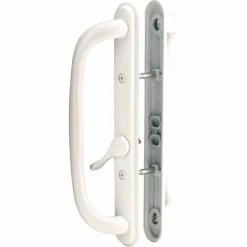 Prime-Line Products Prime-Line C 1288*1 Sliding Door Handle Set With 10-Inch Pull, White
