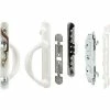 Prime-Line Products Prime-Line C 1307 Mortise System Patio Door Handle Set, Left Hand, White, 1-Pack
