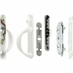 Prime-Line Products Prime-Line C 1307 Mortise System Patio Door Handle Set, Left Hand, White, 1-Pack