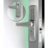 Codelocks Mech Narrow Stile Latch Lockset, CL465, Key Cyl Locks, Code Free/Passage, Stainless Steel