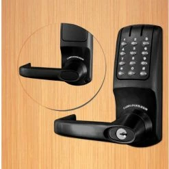 Codelocks Heavy Duty Electronic Tubular Lockset, CL5210-FB, Flat Black