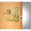 Codelocks ANSI Grade 2 Heavy Duty Electronic Tubular Lockset, CL5210-PB, Polished Brass Finish