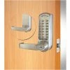 Codelocks ANSI Grade 2 Mechanical Lockset, CL610-BS, EZ Code Change, Brushed Steel