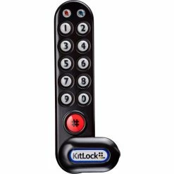 Codelocks 4-In-1 Electronic Cam Lock, KL1006KIT-BK, Up To 1" Thick Matl, Vertical, Black 6 Codelocks 4-In-1 Electronic Cam Lock, KL1006KIT-BK, Up To 1" Thick Matl, Vertical, Black -Doors & Windows Sales CNO KL1006KIT BK