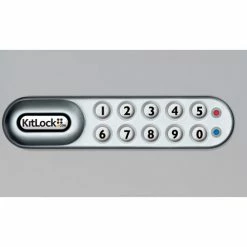 Codelocks 4-In-1 Electronic Cam Lock, KL1006RH-SG, Up To 1" Thick Matl, RH Horz, Silver Gray 6 Codelocks 4-In-1 Electronic Cam Lock, KL1006RH-SG, Up To 1" Thick Matl, RH Horz, Silver Gray -Doors & Windows Sales CNO KL1006RH SG