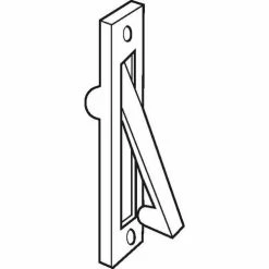 Don-Jo Don Jo 106-619 Edge Pull, 1-1/4"x6", Satin Nickel - Pkg Qty 10