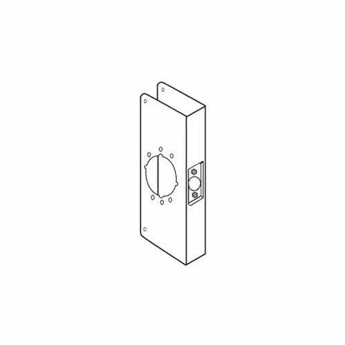 Don-Jo Don Jo 12-2-CW-PB Wrap Around For Cylinder Door Locks, 4-3/4"x12", Polish Brass 1 Don-Jo Don Jo 12-2-CW-PB Wrap Around For Cylinder Door Locks, 4-3/4"x12", Polish Brass
