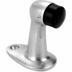 Don-Jo Don Jo 1452-626 Door Stop, 2-3/4", 2-1/2"x1-1/2"Base, Brushed Chrome - Pkg Qty 10