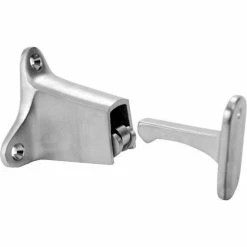 Don-Jo Don Jo 1514-626 Door Holder, 3-1/2"Projection, Brass, Brushed Chrome - Pkg Qty 10