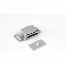 Don-Jo Don Jo 1720-626 Magnetic Latch, 2-1/16"x1-1/8"x5/8", Brushed Chrome - Pkg Qty 10