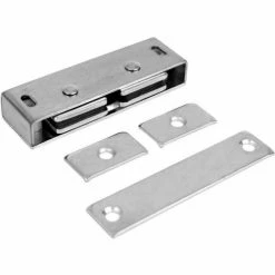 Don-Jo Don Jo 1722-626 Magnetic Latch, 3-1/8"x1"x9/16", Brushed Chrome - Pkg Qty 10